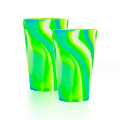 Llegadas 600 ml de BPA libre Silicone Pint Cup para la promoción Regalo Durable y grado de alimentos