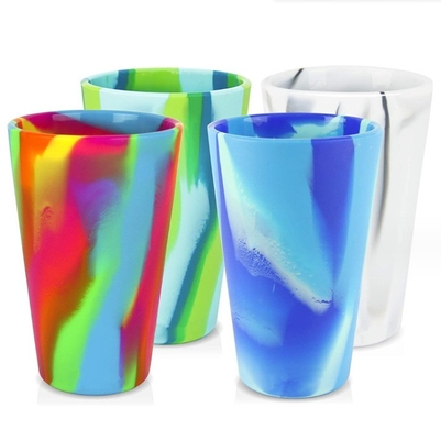 Tipo de bebida Tazas platillos 14 oz de silicona inquebrantable copa de vidrio de vino sin tallo para las fiestas