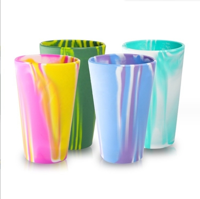 Taza de café de viaje con mango Taza de bebida Sostenible Tazas de silicona personalizadas Tumbler