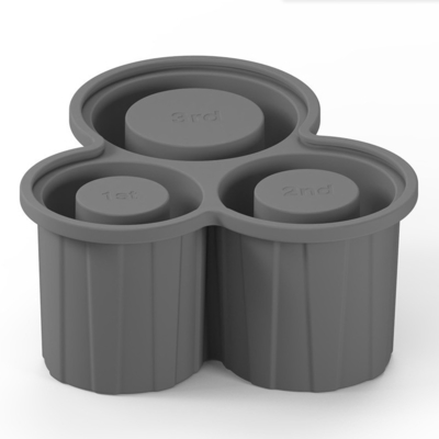 Conveniente máquina para hacer hielo de cilindro hueco para 20-40 onzas Tazas de tumbler Material de silicona