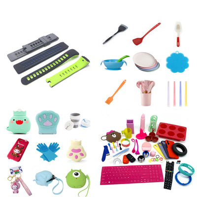 Partes de caucho de silicona a medida producidas por moldeo por compresión para un rendimiento superior