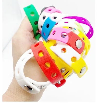 Brazalete de silicona personalizado para Navidad Regalos de fiesta de Halloween Pulsera ajustable de 21 cm