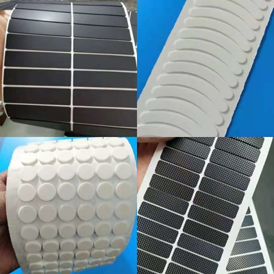 Pad de silicona personalizado para el servicio de procesamiento de moldeado Transparente Pierna de goma de malla negra