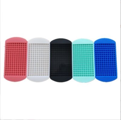 Compuesto de silicona mini bandeja de cubo de hielo para alimentos grado 160 cavidad pequeña cuadrada fabricante de hielo