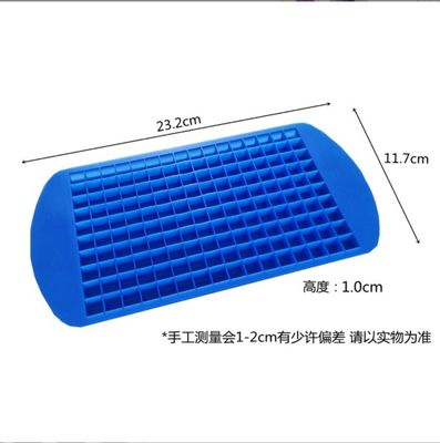 Compuesto de silicona mini bandeja de cubo de hielo para alimentos grado 160 cavidad pequeña cuadrada fabricante de hielo