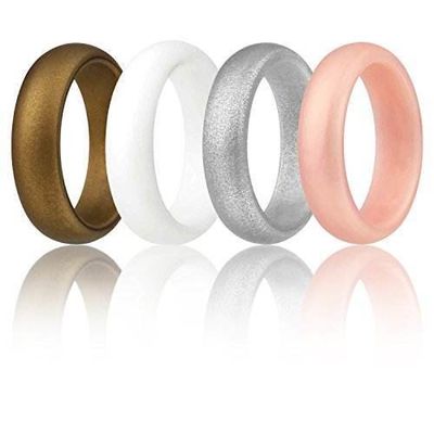 Anillos de boda de silicona metálica flexibles con servicio de procesamiento de moldeo
