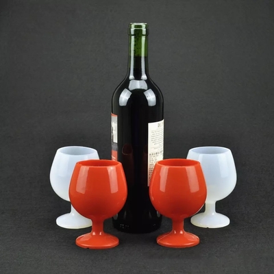Viajes creativos copa de vino desechable de silicona para camping al aire libre copa de pie