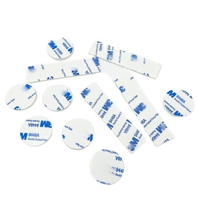 Corte a presión personalizado de espuma EVA de espesor adhesivo fuerte cinta lateral doble con caucho de silicona
