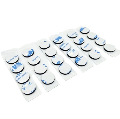 Corte a presión personalizado de espuma EVA de espesor adhesivo fuerte cinta lateral doble con caucho de silicona