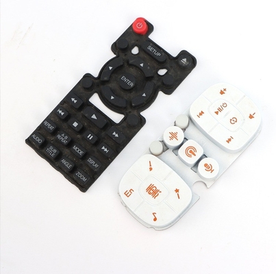Teclado de caucho de silicona con servicio de procesamiento de moldeo y diseño personalizado