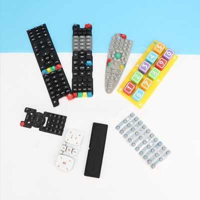 Teclado de caucho de silicona con servicio de procesamiento de moldeo y diseño personalizado