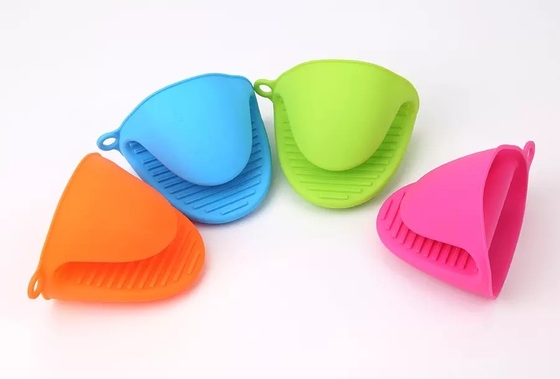 Grado alimenticio horno de silicona Mitt Mini porta olla resistente al calor para hornear accesorios de cocina