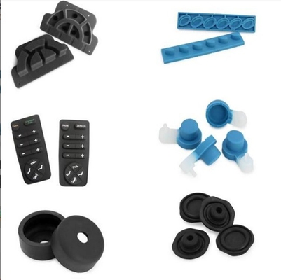 EPDM NBR NR Clave personalizada de caucho de silicona 4x4 MIDI Servicio de moldeo de teclado de botón