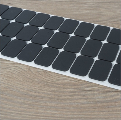 Servicio de corte autoadhesivo Black Silicone Pad con caucho EVA y personalizado