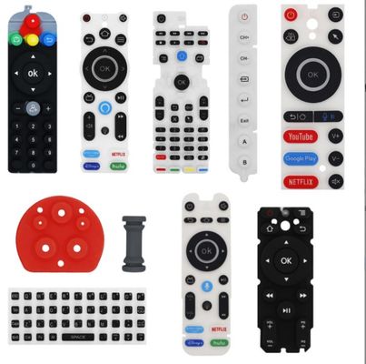 Colorido teclado teclado de silicona de goma de membrana con EPDM NR NBR personalizado