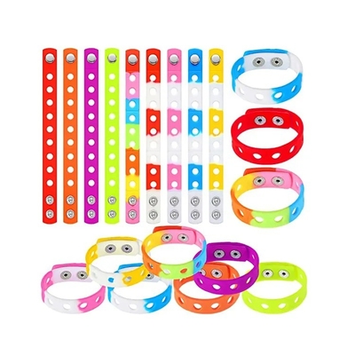 Vendedor caliente Niños Brazalete de goma de silicona Encantadores para la educación Objetivo Usuario final 21cm