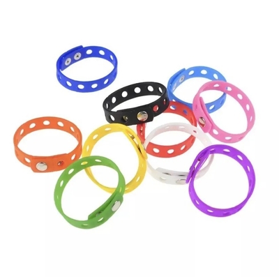 Impresión de tela de seda Logotipo personalizado Brazalete de silicona perfumado para otras actividades Uso