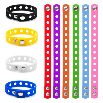 Brazalete deportivo de silicona de 18 cm de largo con servicio de moldeo y adornos personalizados