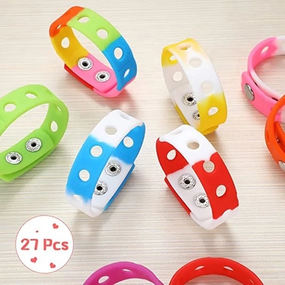 Brazalete deportivo de silicona de 18 cm de largo con servicio de moldeo y adornos personalizados