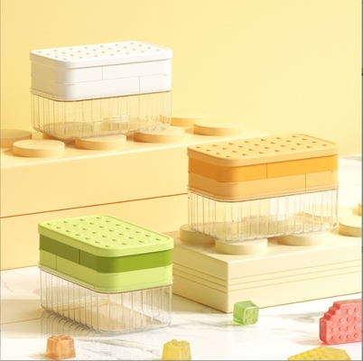 Fabricantes de helados Molde de cubo de hielo de gran capacidad para el hogar Caja de fabricación de hielo para alimentos