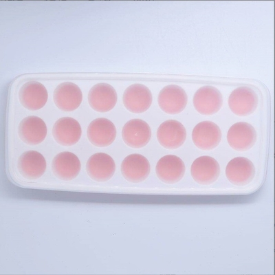 Herramientas para helados Tipo Fabricantes de helados Libre de BPA 14 Hueco Molde de hielo de silicona con cubierta