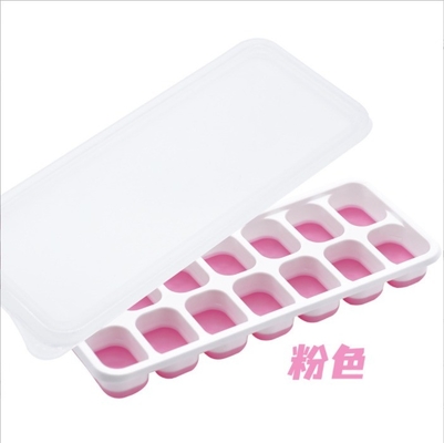14 moldes para hacer cubos de hielo con tapas y plástico PP libre de BPA