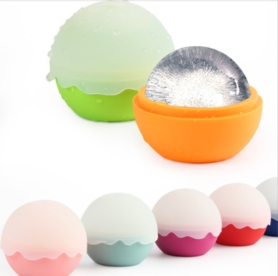 Compuesto de calidad alimenticia seguro de silicona whisky de hielo cubo de bolas moldeador para la fiesta de bar en casa