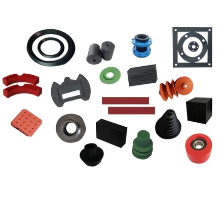 Moldeado de piezas de caucho de silicona EPDM NBR NR personalizado para diversas necesidades industriales