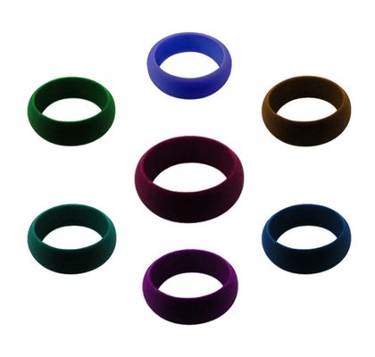 Servicio de procesamiento de moldes Anillos de goma de silicona de diseño personalizado para hombres y mujeres