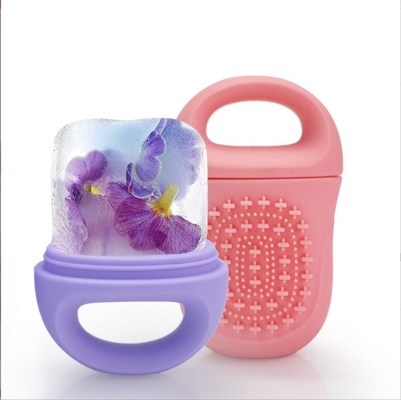 Acoplado Roller de cara de hielo Cubo Roller para absorción de aceite del rostro Roller cepillo de limpieza del rostro