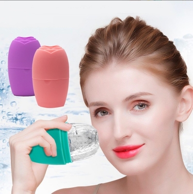 Molde de hielo facial de silicona para el cuidado de la piel y la belleza Herramientas de helado sostenibles Tipo