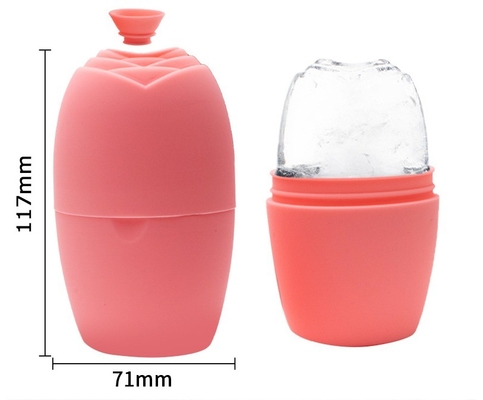 Molde de hielo facial de silicona para el cuidado de la piel y la belleza Herramientas de helado sostenibles Tipo