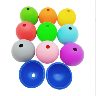 Tamaño S M L Bola de hielo de silicona para whisky sostenible Diseño de agujero único Logotipo imprimible