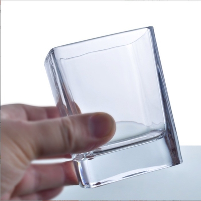 1 cantidad Taza transparente transparente de whisky de vidrio de barra de vidrio