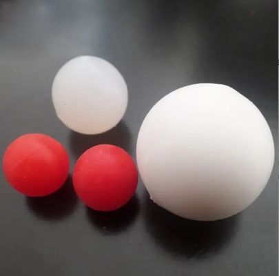 Bolos de goma huecos de colores con agujero Molde de bola de silicona hecha de goma de silicona EPDM NBR NR