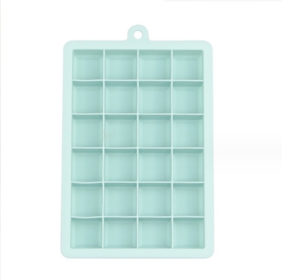 Envases para cubos de hielo de silicona de grado alimenticio con tapas de 15 cavidades y 24 cavidades