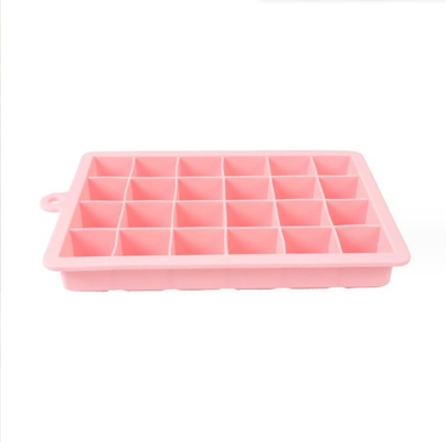Envases para cubos de hielo de silicona de grado alimenticio con tapas de 15 cavidades y 24 cavidades