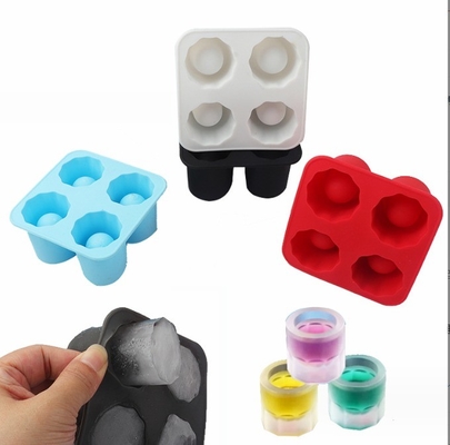Molde de cubo de hielo de silicona para fiesta de bar de verano