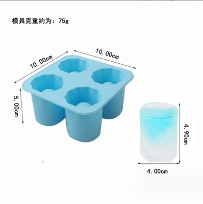 Molde de cubo de hielo de silicona para fiesta de bar de verano