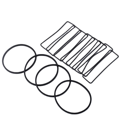 Anillos O de sello de silicona de alta temperatura con material EPDM/NBR/NR y servicio de moldeo