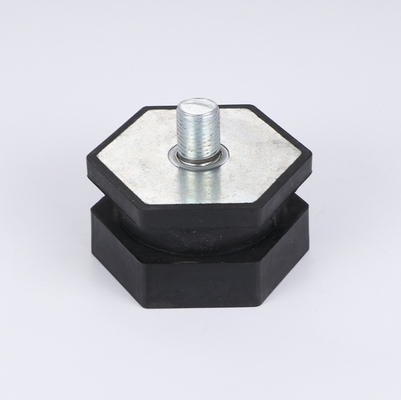 De caucho y metal hexagonal personalizado para absorción de choques del motor, para amortiguador neumático