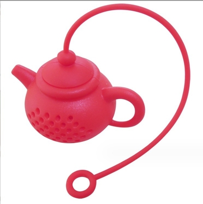 Difusor de filtros de hojas de bolsas de té de silicona Infusor de té portátil para la forma creativa de la tetera