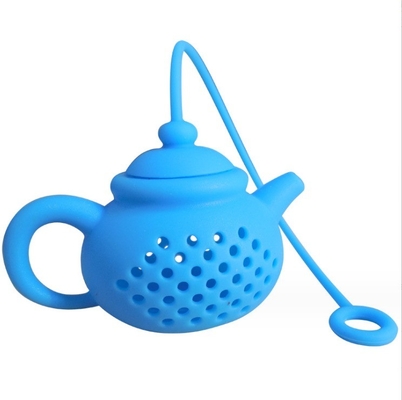 Difusor de filtros de hojas de bolsas de té de silicona Infusor de té portátil para la forma creativa de la tetera