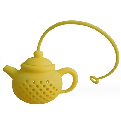 Difusor de filtros de hojas de bolsas de té de silicona Infusor de té portátil para la forma creativa de la tetera