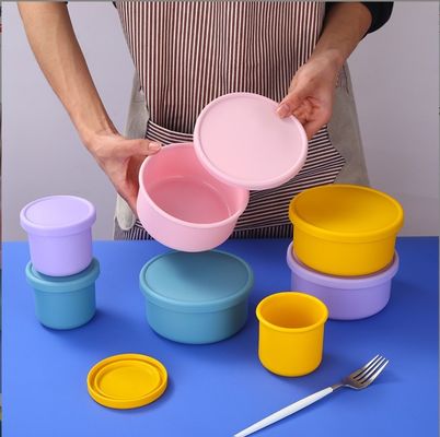 Comida saludable hecha fácil con nuestra caja de comida de silicona portátil de 9cm x 14cm