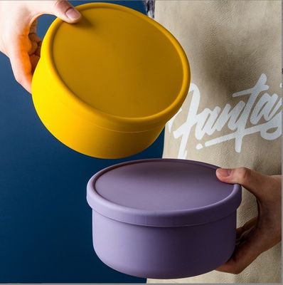 Comida saludable hecha fácil con nuestra caja de comida de silicona portátil de 9cm x 14cm