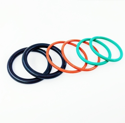 EPDM NBR FKM FPM PTFE PU O-ring de caucho plano de silicio con tamaño y material personalizados