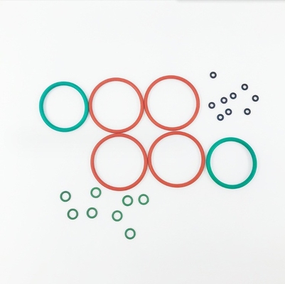 EPDM NBR FKM FPM PTFE PU O-ring de caucho plano de silicio con tamaño y material personalizados
