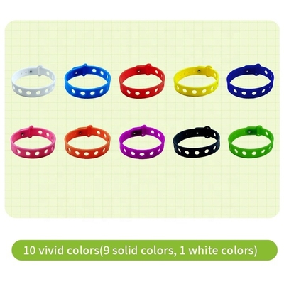 Banda de silicona de muñeca de cinturón zapatos brazalete de silicona de amuletos de muñecas para la fabricación