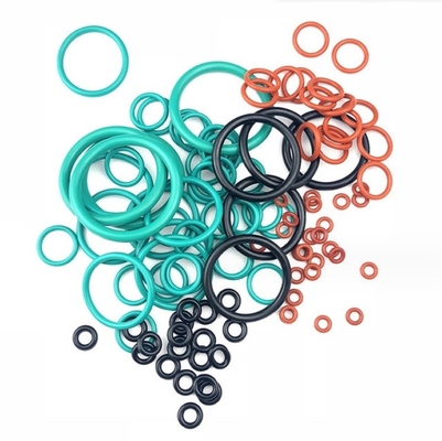 Colorido NBR EPDM VMQ FKM Anillos de caucho de silicona personalizables con servicio de moldeo